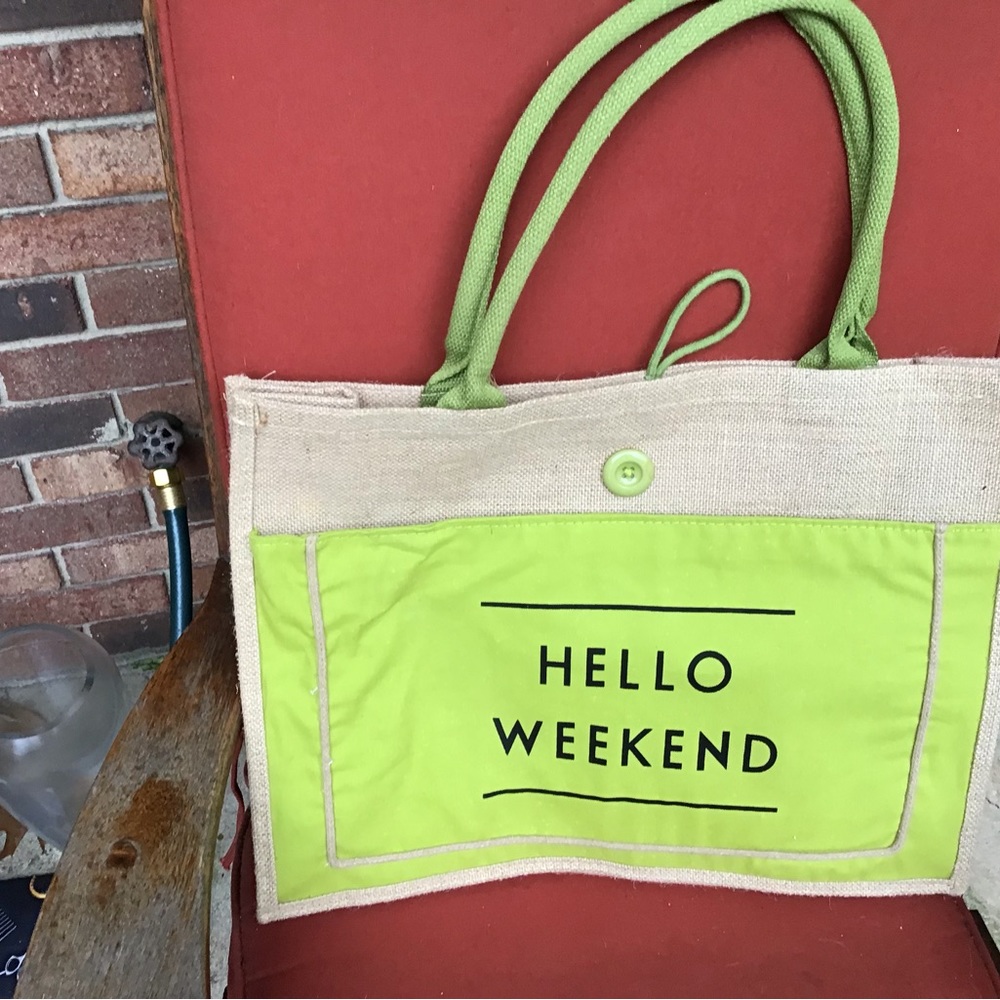 New Beautiful “Hello Weekend” Tote Bag